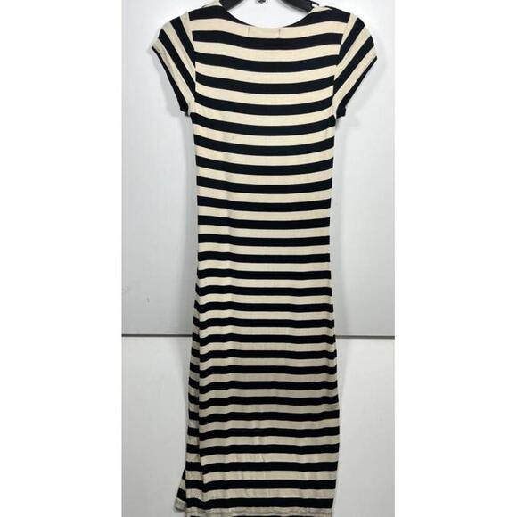 Rachel Parcell Striped Tshirt Dress Sz XS Black/Cream  Jersey Soft - Picture 6 of 8